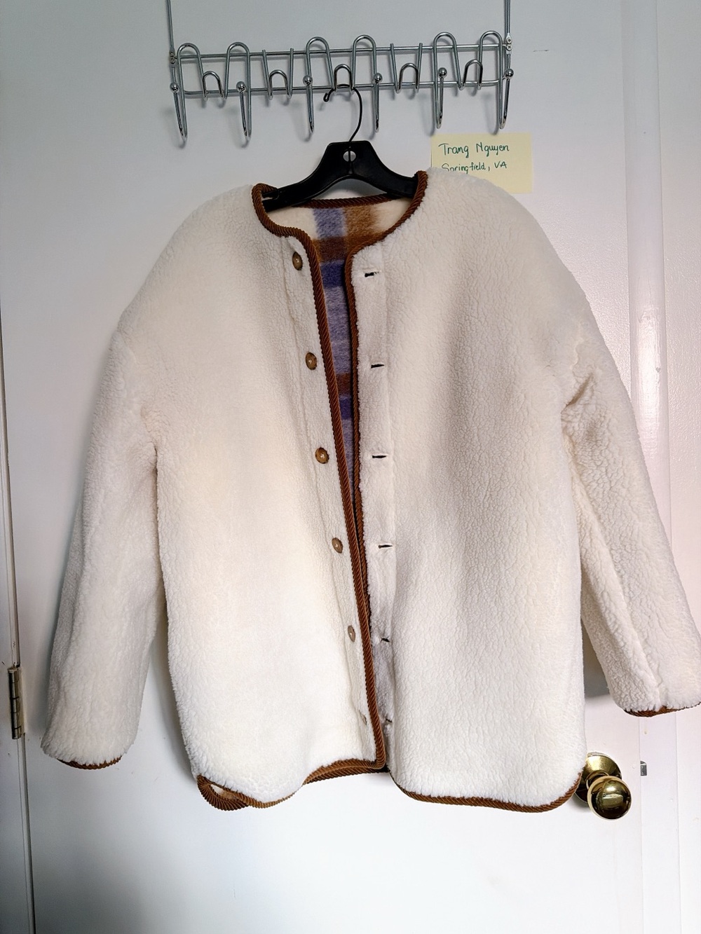 NWT Reversible Sezane Sari Jacket 34/2 - Picture 9 of 9